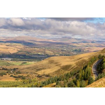 Lais Puzzle - Blick über die walisische Landschaft und die Wolken von der A4061 bei Aberdare in Rhondda Cynon Taf, Mid Glamorgan, Wales, UK - 2.000 Teile