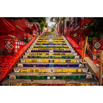 Lais Puzzle - Die Selaron-Treppe im historischen Zentrum von Rio de Janeiro, Brasilien - 2.000 Teile