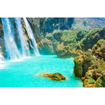 Lais Puzzle - Wasserfall Velo de novia bei den Chiflon-Wasserfällen in Chiapas, Mexiko - 2.000 Teile