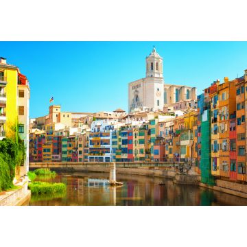 Lais Puzzle - Bunte Häuser am Fluss Onyar in Girona, Katalonien, Spanien - 2.000 Teile