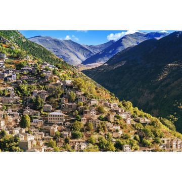 Lais Puzzle - Panoramablick auf das traditionelle Dorf Syrrako im Nationalpark von Tzoumerka, Griechenland Region Epirus - 2.000 Teile