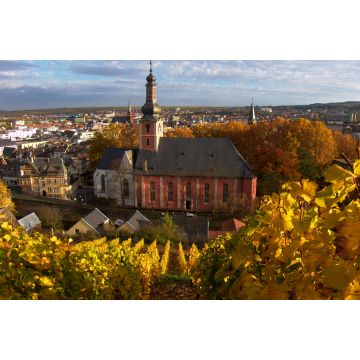 Lais Puzzle - Blick auf den Weinberg vor der Pauluskirche in Bad Kreuznach, Rheinland-Pfalz, Deutschland. - 2.000 Teile