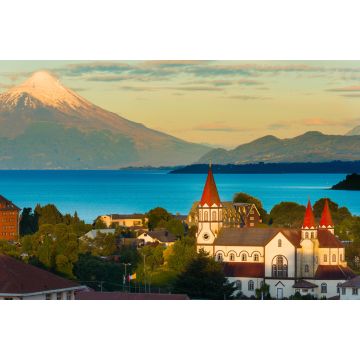 Lais Puzzle - Puerto Varas am Ufer des Llanquihue-Sees mit dem Vulkan Osorno im Hintergrund, X Region de Los Lagos, Chile - 2.000 Teile