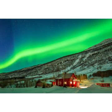 Lais Puzzle - Nordlicht über Dorf in Norwegen - 2.000 Teile