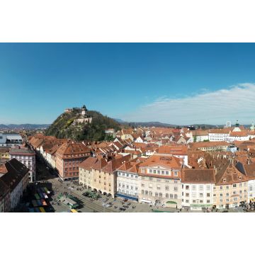 Lais Puzzle - Panoramaluftaufnahme der steirischen Landeshauptstadt Graz, Steiermark, Österreich - 2.000 Teile