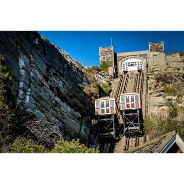 Lais Puzzle - East Hill Cliff Railway oder Lift ist eine Standseilbahn in der englischen Stadt Hastings in Sussex, England - 2.000 Teile