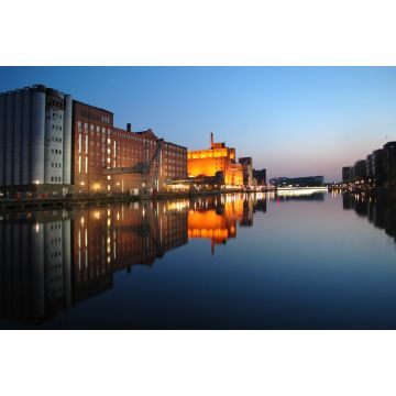 Lais Puzzle - Innenhafen Duisburg zur blauen Stunde - 2.000 Teile