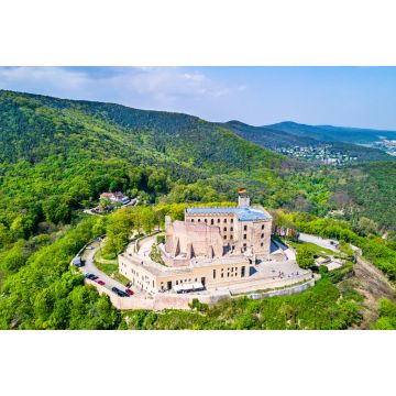 Lais Puzzle - Hambacher Schloss oder Hambach Castle, Luftaufnahme. Rheinland-Pfalz, Deutschland - 2.000 Teile