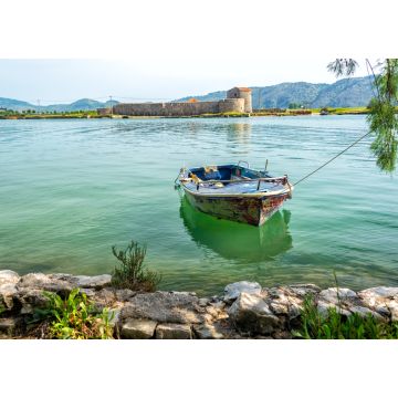 Lais Puzzle - Boot und Schloss in Butrint, Albanien - 1.000 Teile