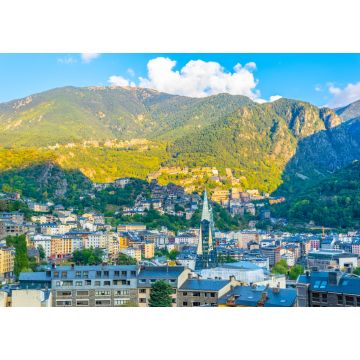 Lais Puzzle - Luftaufnahme von Andorra la Vella - 1.000 Teile