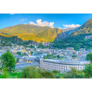Lais Puzzle - Luftaufnahme von Andorra la Vella - 1.000 Teile