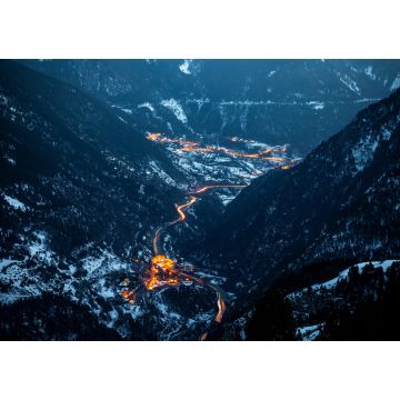 Lais Puzzle - Luftaufnahme von Andorra bei Sonnenuntergang - 1.000 Teile