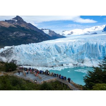 Lais Puzzle - Touristen genießen den Blick auf den Perito-Moreno-Gletscher in Patagonien, Argentinien - 1.000 Teile