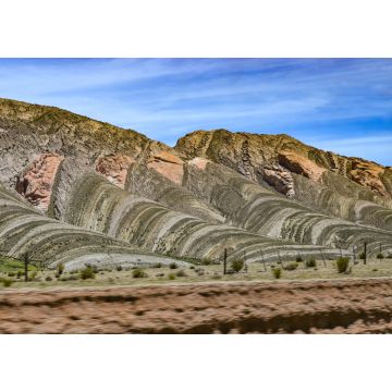Lais Puzzle - Espinar del Diablo (Teufelsrückgrat), eine durch tektonische Plattenbewegungen entstandene Felsformation in der Nähe von Humahuaca, Jujuy, Argentinien - 1.000 Teile