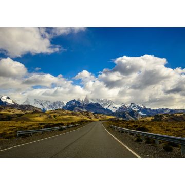 Lais Puzzle - Der Weg zum berühmten Gipfel Fitz Roy in Wolken in El Chalten in Argentinien - 1.000 Teile