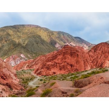 Lais Puzzle - Panoramafoto von den farbigen Hügeln und Bergen im Dorf Purmamarca, Jujuy, Argentinien. Landschaft - 40, 100, 200, 500, 1.000 & 2.000 Teile
