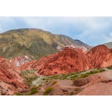 Lais Puzzle - Panoramafoto von den farbigen Hügeln und Bergen im Dorf Purmamarca, Jujuy, Argentinien. Landschaft - 1.000 Teile