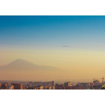 Lais Puzzle - Hochformatige Aufnahme eines Stadtbilds von Eriwan, Armenien, mit dem Berg Ararat - 1.000 Teile