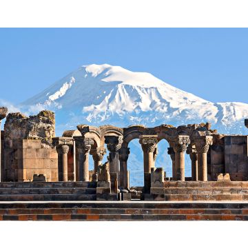 Lais Puzzle - Ruinen des Zvartnots-Tempels mit dem Berg Ararat im Hintergrund, Armenien - 40, 100, 200, 500, 1.000 & 2.000 Teile