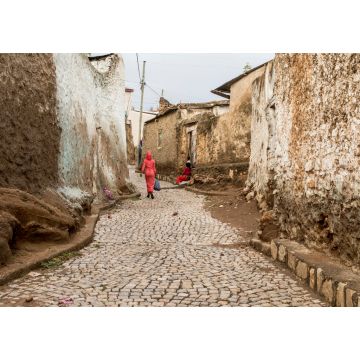 Lais Puzzle - Bunte Mauern und Kopfsteinpflaster in Harar, Äthiopien - 1.000 Teile