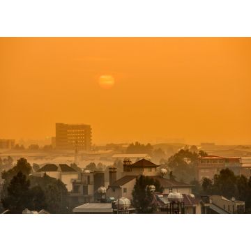 Lais Puzzle - Sonnenaufgang über der afrikanischen Stadt Addis Abeba, Äthiopien - 1.000 Teile