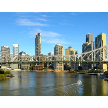 Lais Puzzle - Story Bridge in Brisbane mit Fluss und Fährengebäuden im Hintergrund - 40, 100, 200, 500 & 1.000 Teile