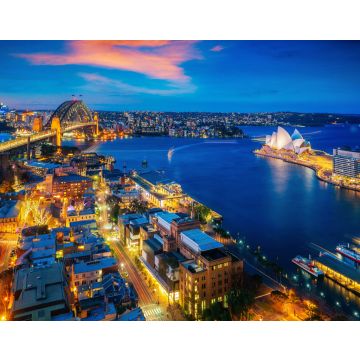 Lais Puzzle - Panorama des Hafens und der Brücke von Sydney in der Stadt Sydney - 40, 100, 200, 500, 1.000 & 2.000 Teile