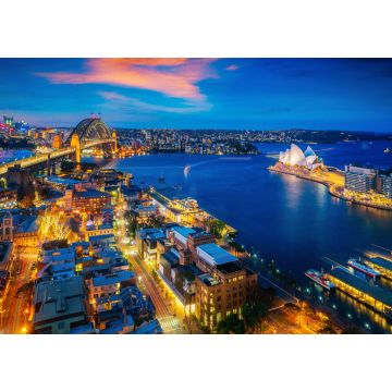 Lais Puzzle - Panorama des Hafens und der Brücke von Sydney in der Stadt Sydney - 1.000 Teile