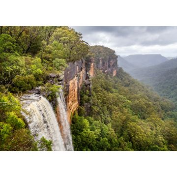 Lais Puzzle - Die Fitzroy-Wasserfälle stürzen über eine Felswand in einen bewaldeten Canyon im Kangaroo Valley, NSW, Australien - 1.000 Teile