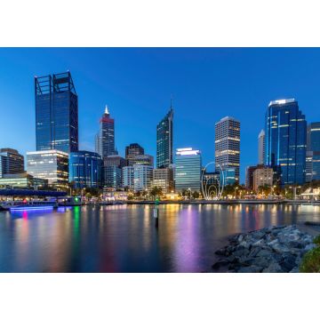 Lais Puzzle - Elizabeth Quay, Perth, nächtliches Stadtbild - 1.000 Teile