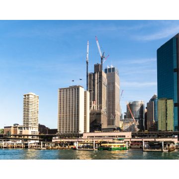 Lais Puzzle - Ein sonniger Tag über der Skyline des Geschäftsviertels von Sydney und dem Fährterminal Circular Quay in Sydney, der größten Stadt Australiens - 40, 100, 200, 500, 1.000 & 2.000 Teile