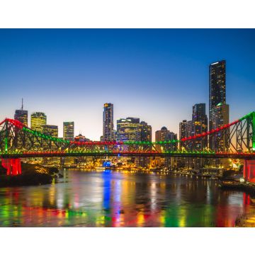 Lais Puzzle - Brisbane mit der Story Bridge in Australien bei Nacht - 40, 100, 200, 500, 1.000 & 2.000 Teile