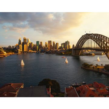 Lais Puzzle - Aussichtspunkt auf den Hafen von Sydney mit Stadt und Brücke bei Sonnenuntergang - 40, 100, 200, 500, 1.000 & 2.000 Teile