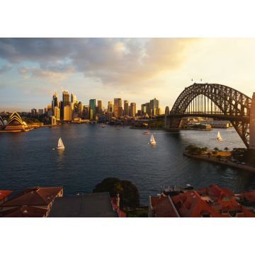 Lais Puzzle - Aussichtspunkt auf den Hafen von Sydney mit Stadt und Brücke bei Sonnenuntergang - 1.000 Teile