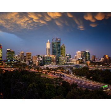 Lais Puzzle - Skyline von Perth mit dem zentralen Geschäftsviertel der Stadt - 40, 100, 200, 500, 1.000 & 2.000 Teile