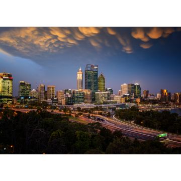 Lais Puzzle - Skyline von Perth mit dem zentralen Geschäftsviertel der Stadt - 1.000 Teile