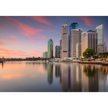 Lais Puzzle - Brisbane. Stadtbild der Skyline von Brisbane bei Sonnenaufgang in Australien - 1.000 Teile