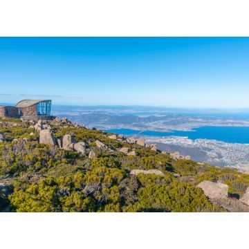 Lais Puzzle - Blick auf Hobart und Pinnacle Shelter am Mount Wellington, Australien - 1.000 Teile