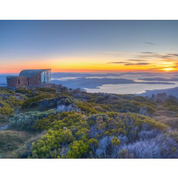 Lais Puzzle - Sonnenaufgangsansicht des Pinnacle Shelter am Mount Wellington in Hobart, Australien - 40, 100, 200, 500, 1.000 & 2.000 Teile
