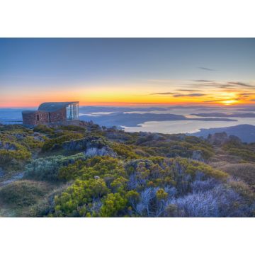 Lais Puzzle - Sonnenaufgangsansicht des Pinnacle Shelter am Mount Wellington in Hobart, Australien - 1.000 Teile