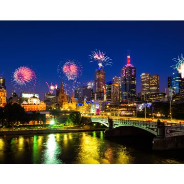 Lais Puzzle - Neujahrsfeuerwerk in Melbourne, Australien - 40, 100, 200, 500, 1.000 & 2.000 Teile