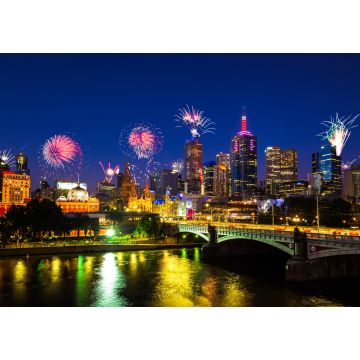 Lais Puzzle - Neujahrsfeuerwerk in Melbourne, Australien - 1.000 Teile