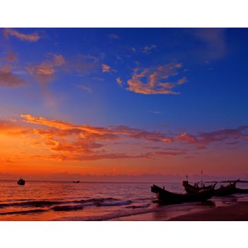 Lais Puzzle - Sonnenaufgang auf der Saint-Martin-Insel Die Saint-Martin-Insel, lokal bekannt als Narkel Jinjira, ist die einzige Koralleninsel und einer der berühmtesten Touristenorte Bangladeschs - 40, 100, 200, 500, 1.000 & 2.000 Teile