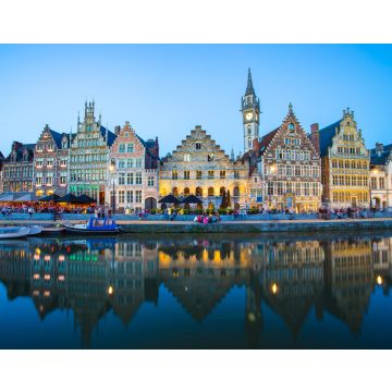 Lais Puzzle - Die Dämmerung von Gent in Belgien - 40, 100, 200, 500, 1.000 & 2.000 Teile