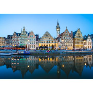Lais Puzzle - Die Dämmerung von Gent in Belgien - 1.000 Teile