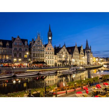 Lais Puzzle - Malerische mittelalterliche Gebäude mit Blick auf den "Graslei-Hafen" am Fluss Leie in der Stadt Gent, Belgien, Europa - 40, 100, 200, 500, 1.000 & 2.000 Teile