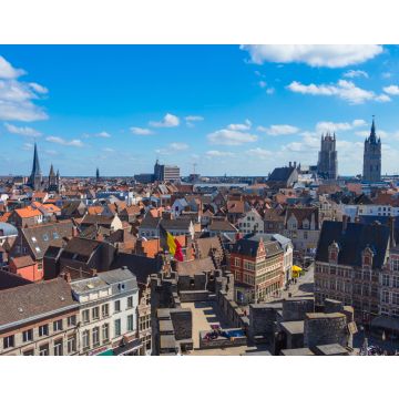 Lais Puzzle - Blick auf das Altstadtpanorama von Gent vom Schloss Gravensteen in Gent, Belgien - 40, 100, 200, 500, 1.000 & 2.000 Teile