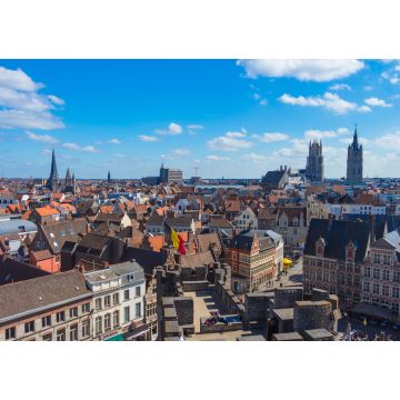 Lais Puzzle - Blick auf das Altstadtpanorama von Gent vom Schloss Gravensteen in Gent, Belgien - 1.000 Teile