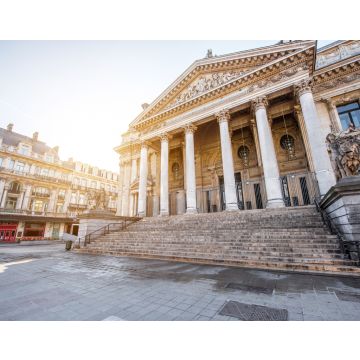 Lais Puzzle - Blick am Morgen auf das Gebäude der Brüsseler Börse im Zentrum der Altstadt von Brüssel, Belgien - 40, 100, 200, 500, 1.000 & 2.000 Teile