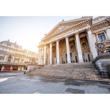 Lais Puzzle - Blick am Morgen auf das Gebäude der Brüsseler Börse im Zentrum der Altstadt von Brüssel, Belgien - 1.000 Teile